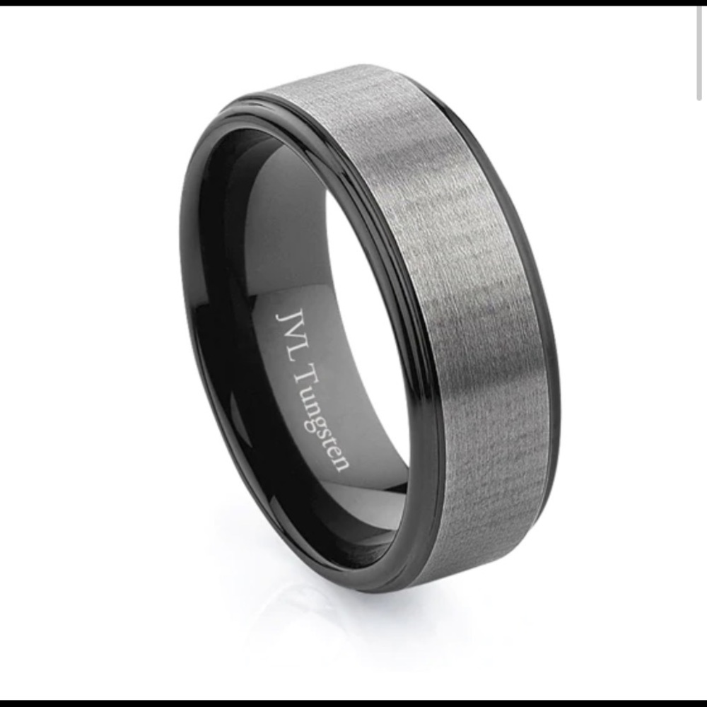JVL Men’s Tungsten ring, size 9. Never worn.